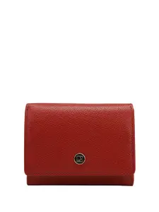 Da Milano Women Leather Three Fold Wallet