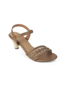 Tresmode Embellished Kitten Sandals