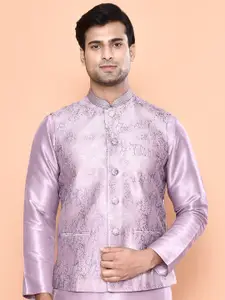 MAAHI FABS Abstract Printed Nehru Jacket