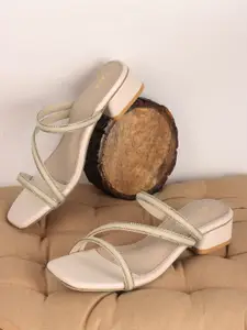 Lavie PU Block Sandals