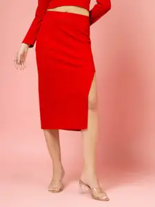 Chemistry Pencil Midi Skirt