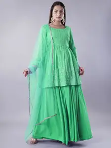 Utsav Fashion Embroidered Shibori Ready to Wear Lehenga & Choli With Dupatta