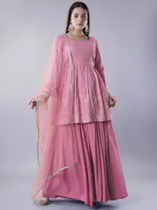 Utsav Fashion Embroidered Shibori Ready to Wear Lehenga & Choli With Dupatta