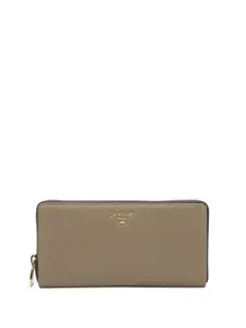 Da Milano Women Leather Zip Around Wallet