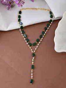 Silvermerc Designs Brass Gold-Plated Handcrafted Necklace