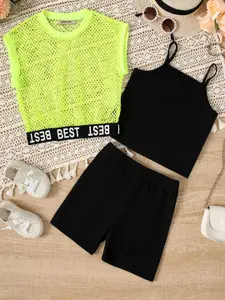 INCLUD Girls Top with Shorts