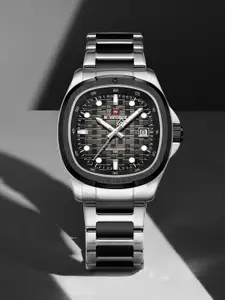 Naviforce Men Dial & Stainless Steel Straps Analogue Watch NF9240_S B B