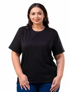 Fashion Zest Women High Neck Pockets T-shirt