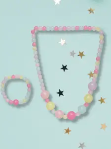 Biglilpeople Beaded Necklace & Bracelet