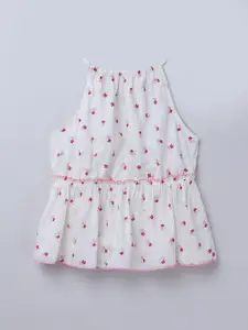 taffykids Print Halter Neck Top