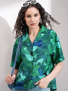 Tokyo Talkies Women Comfort Floral Opaque Printed Casual Shirt