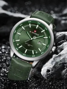 Naviforce Men Dial & Leather Straps Analogue Watch NF9248L_S GN GN