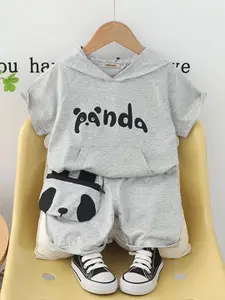 INCLUD Boys Printed T-shirt with Shorts