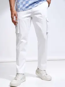 HIGHLANDER Men Comfort Straight Fit Cargos Trousers