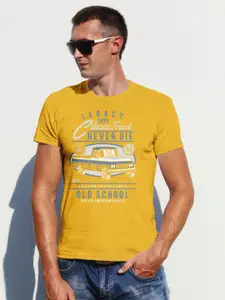 Moda Rapido Men Graphic Printed Round Neck Cotton T-shirt