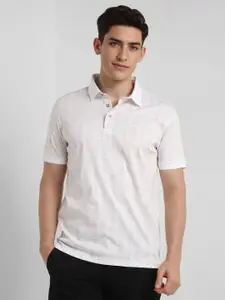 Allen Solly Sport Men Floral Printed Polo Collar Cotton T-shirt