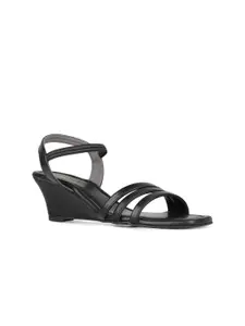 Inc 5 Women Striped Block Sandals