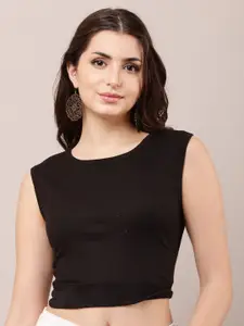 Raabta Fashion Women Round Neck Sleeveless Crop Top