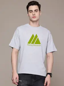 Moda Rapido Men Typography Printed Round Neck Cotton Oversized Fit T-shirt