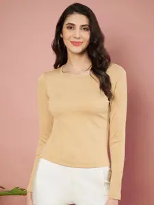 Slenor Ribbed Velvet Top