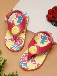 ONYC Girls Premium Lemon Jellies Flipflops Pink