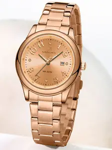 Naviforce Women Dial & Stainless Steel Straps Analogue Watch NF5059_RG/RG