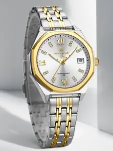 Naviforce Women Dial & Stainless Steel Straps Analogue Watch NF5052_S W G