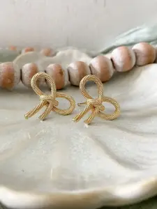 SUBHAGALANKAR Gold Plated Contemporary Studs