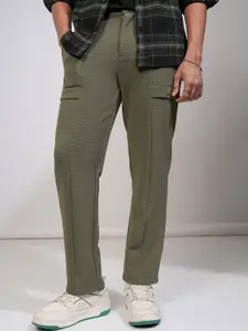HIGHLANDER Men Relaxed Fit Cut Sew Cargo Knitted Trouser
