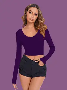 Dream Beauty Fashion Women Solid V-Neck Top