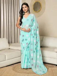 Mitera Georgette Embellished Ready To Wear Saree