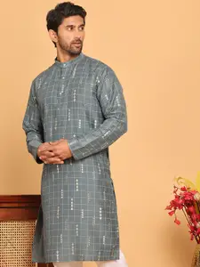 Jompers Men Geometric Printed Kurta