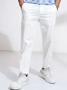 HIGHLANDER Men Solid Half Elasticated Jogger