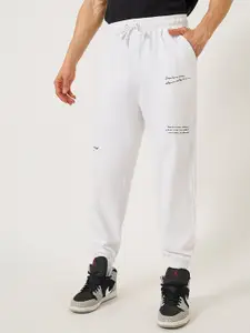 Styli Men Oversize Cotton Jogger with Grafitti Print