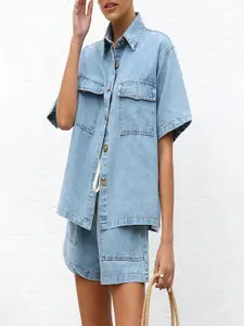 MIAKEE Shirt With Shorts Co-Ords