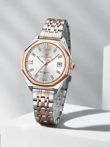 Naviforce Women Dial & Stainless Steel Straps Analogue Watch NF5052_S W RG