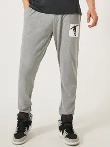 Styli Men Slim Fit Cotton Jogger with pocket print