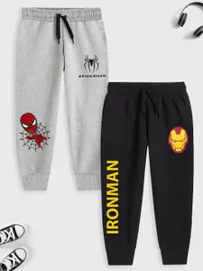 Marvel by Miss and Chief Boys Pack Of 2 Avengers Printed Joggers