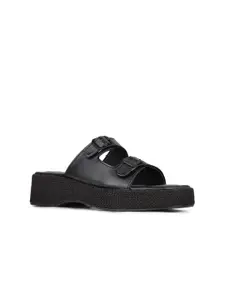 Inc 5 Women Open Toe Flats with Buckles