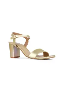 Inc 5 Women Open Toe Block Sandals with Buckles