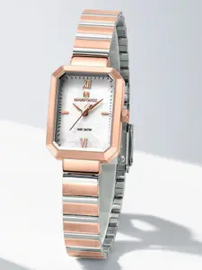Naviforce Women Dial & Stainless Steel Straps Analogue Watch NF5050_RG W RG