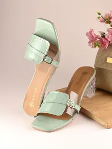 DIVASTRI Block Heel Open Toe Sandals