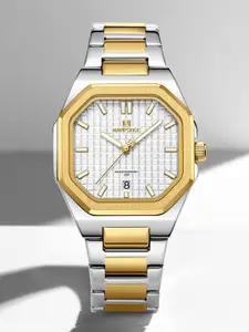 Naviforce Women Dial & Stainless Steel Straps Analogue Watch NF5053_G W