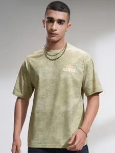 HIGHLANDER Men Round Neck Relaxed T-shirt