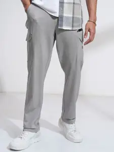 HIGHLANDER Men Relaxed Fit Cut Sew Cargo Pocket Knitted Trouser