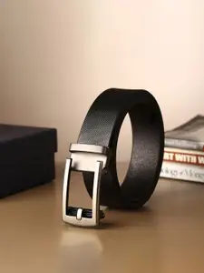 Provogue Men Textured Leather Belt