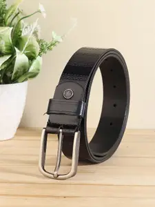 Provogue Men Textured Leather Belt