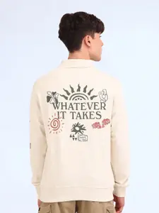 Flying Machine Men Printed Sweatshirt