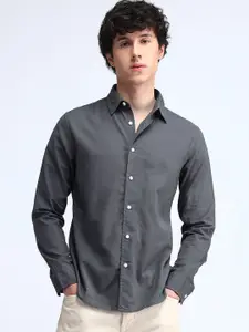 Flying Machine Men Manhattan Slim Fit Opaque Casual Shirt