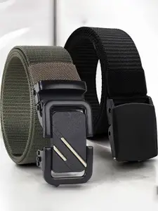 Metronaut Men Pack of 2 Formal Belt